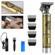 Машинка для стрижки волосся Hair Clipper WS-T99 акумуляторна, тример для окантовки, 4 насадки 1,5/2/3/4 мм 1011 фото 3