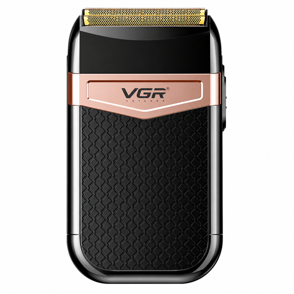 Електробритва VGR V-331 акумуляторна, шейвер для бороди та вусів, 2 сітки, IPX4 1014 фото